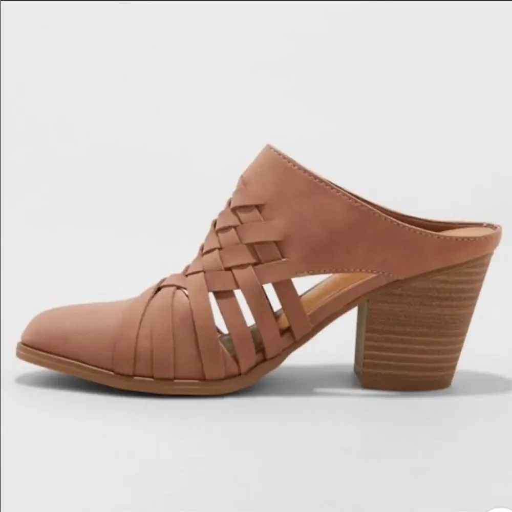 NEW Universal Thread heeled mules - Picture 4 of 6